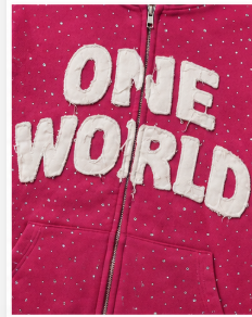 One World Zip-Up Hoodie