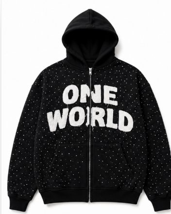 One World Zip-Up Hoodie